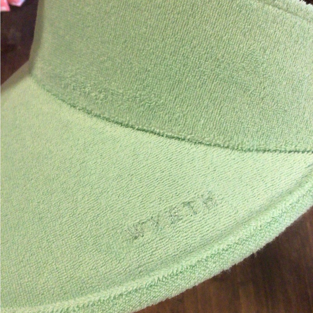NEW! Wyeth by Todd Magill Terry Pastel Mint Visor - Picture 2 of 4